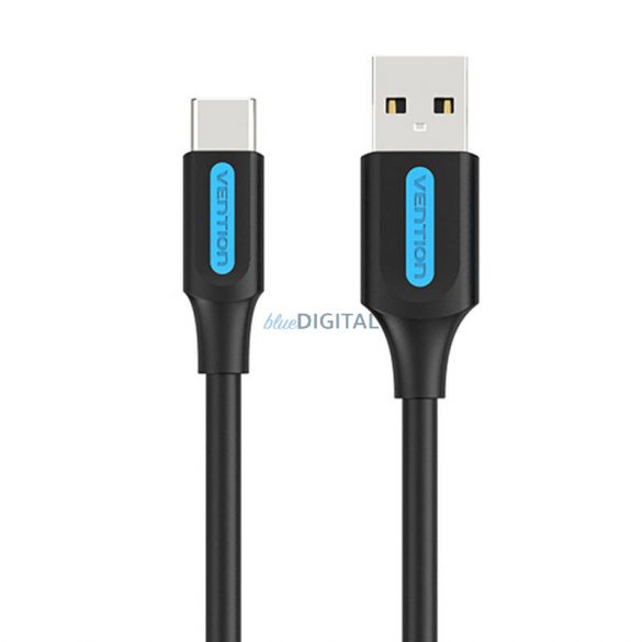 Cablu USB 2.0 A la USB-C 3A Vention COKBH 2m Negru