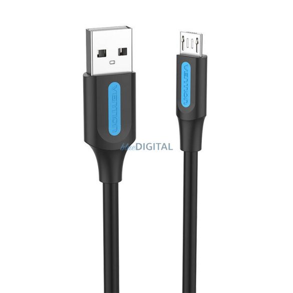 Cablu USB 2.0 A - Micro-B 3A 0.25m Vention COLBC negru