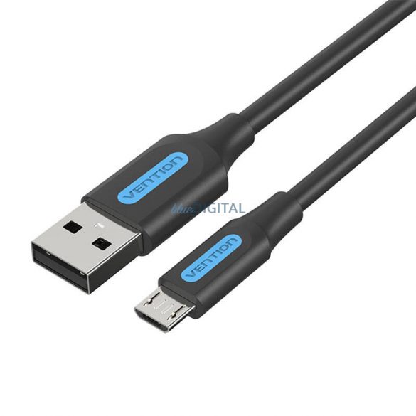 Cablu USB 2.0 A - Micro-B 3A 0.25m Vention COLBC negru