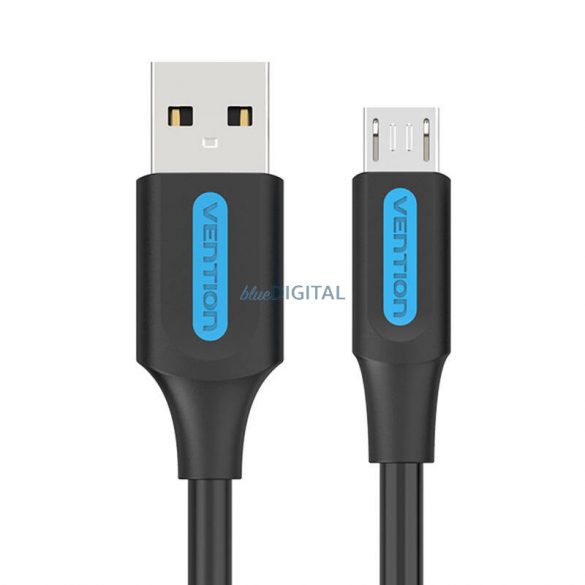 Cablu USB 2.0 A - Micro-B 3A 2m Vention COLBH negru