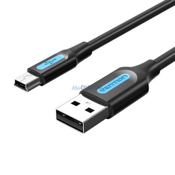 Cablu USB 2.0 A tată la Mini-B tată Vention COMBC 0,25 m PVC negru