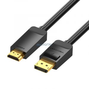 Cablu HDMI 4K DisplayPort 2m Vention HAGBH (negru)