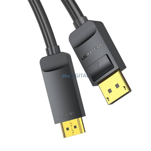 Cablu HDMI 4K DisplayPort 2m Vention HAGBH (negru)