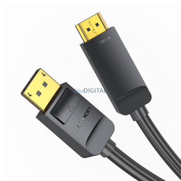 Cablu HDMI 4K DisplayPort 2m Vention HAGBH (negru)