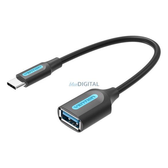 USB-C 3.1 mascul USB-A mamă cablu OTG Vention CCVBB 0,15 m, negru, PVC