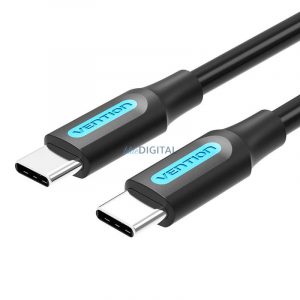 Cablu USB-C 2.0 Vention COSBG 1,5m PVC negru