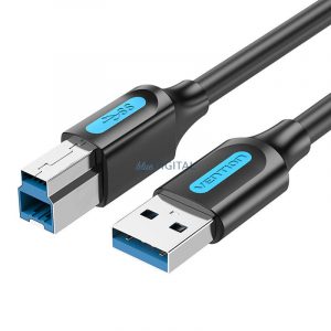 Cablu USB 3.0 A tată USB-B tată Vention COOBD 0,5m PVC negru