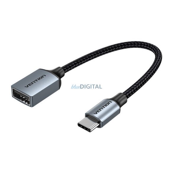 Cablu OTG USB-C 2.0 masculin către USB-A feminin Vention CCWHB 0,15 m, gri