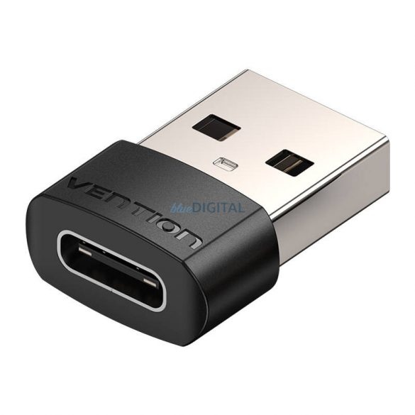 USB 2.0 tată USB-C Adaptor mamă Vention CDWB0 PVC negru