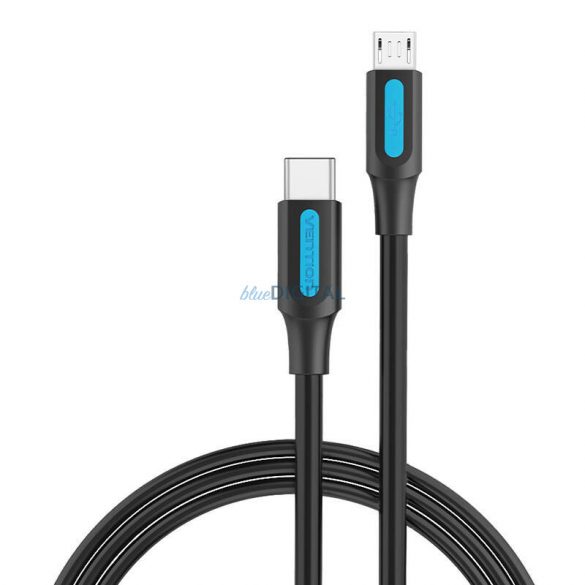 Cablu USB-C 2.0 către Micro-B 2A 1m Vention COVBF negru