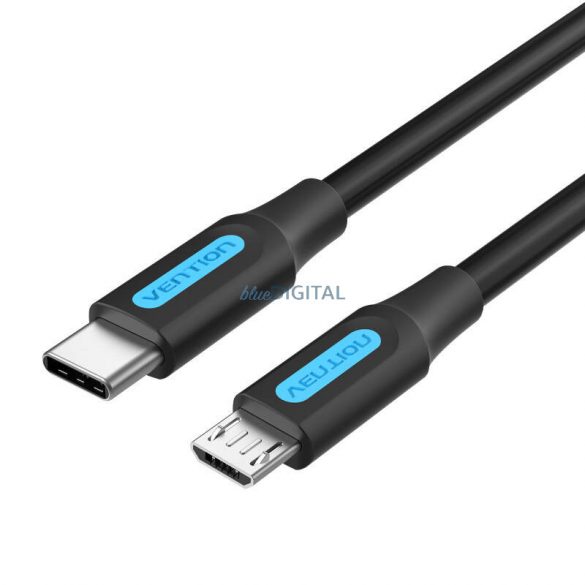 Cablu USB-C 2.0 către Micro-B 2A 1m Vention COVBF negru