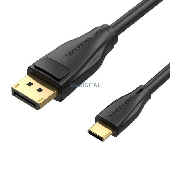 Cablu USB-C DisplayPort 8K HD 1,5 m Vention CGYBG (negru)