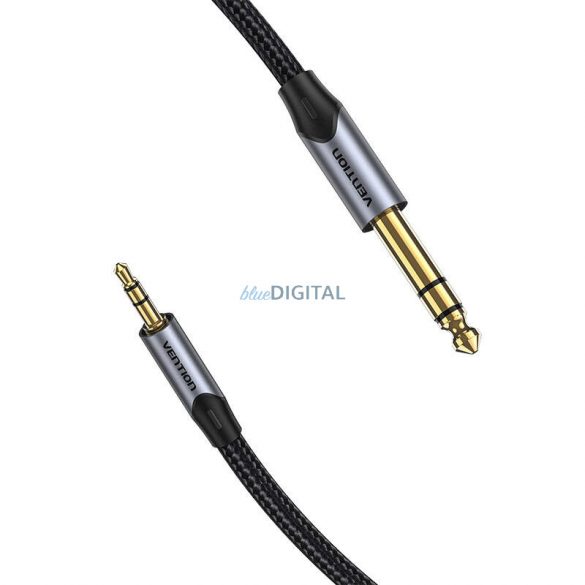 Cablu audio Vention BAUHD TRS 3,5 mm tată la 6,35 mm, gri 0,5 m