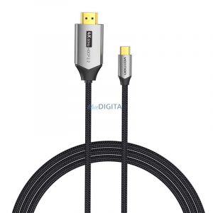 Cablu USB-C la HDMI 2m Vention CRBBH (negru)