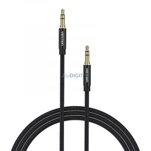 Cablu audio de 3,5 mm 0,5 m Vention BAWBD negru