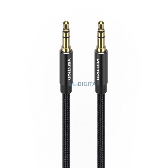 Cablu audio de 3,5 mm 0,5 m Vention BAWBD negru