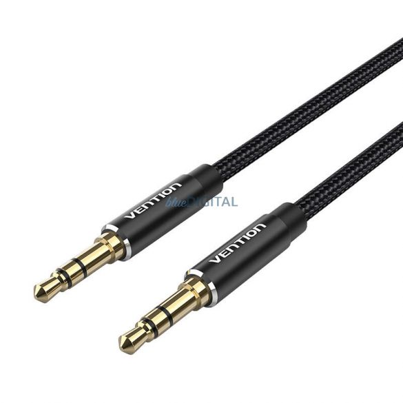 Cablu audio de 3,5 mm 0,5 m Vention BAWBD negru