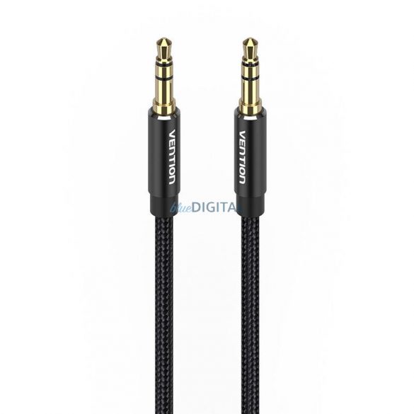 Cablu audio de 3,5 mm 1m Vention BAWBF Negru