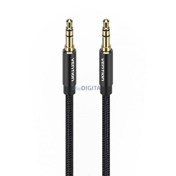 Cablu audio de 3,5 mm 1,5 m Vention BAWBG Negru