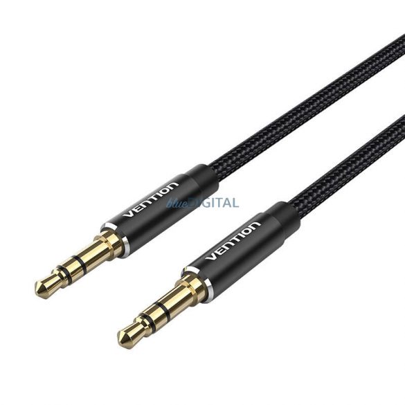 Cablu audio de 3,5 mm 1,5 m Vention BAWBG Negru