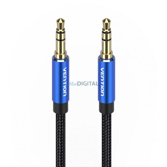 Cablu audio de 3,5 mm 1m Vention BAWLF Negru