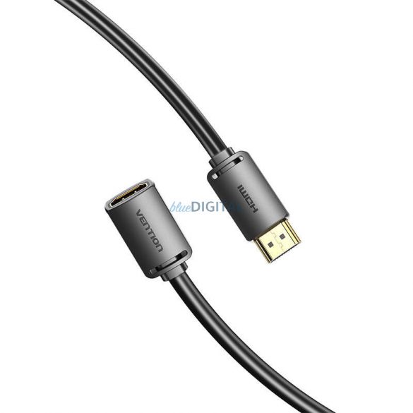 HDMI-A mascul HDMI-A mamă 4K HD cablu PVC 2m Vention AHCBH (negru)