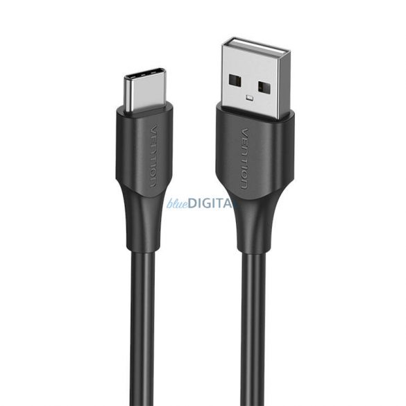 Cablu USB 2.0 A și USB-C 3A Vention CTHBI 3m Negru