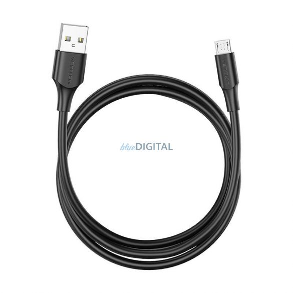 Cablu USB 2.0 A tată la Micro-B tată 2A Vention CTIBC 0,25 m Negru