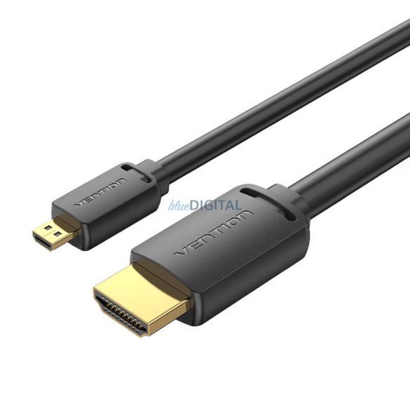 HDMI-D tată HDMI-A tată 4K HD cablu 1m Vention AGIBF (negru)