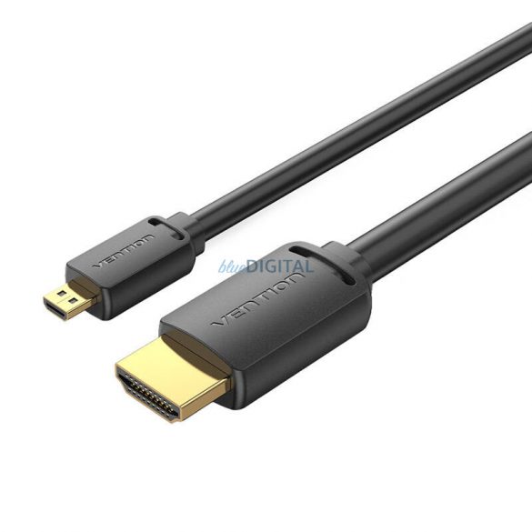 HDMI-D tată HDMI-A tată 4K HD cablu 2m Vention AGIBH (negru)