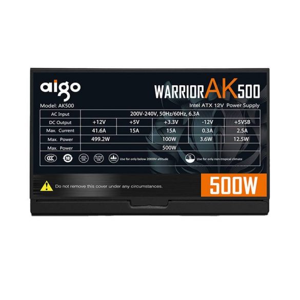 Alimentare computer Aigo AK500 (negru)