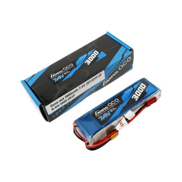 Baterie LiPo Gens Ace 3000mAh 7.4V 1C 2S1P