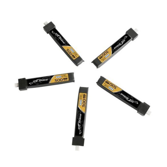 Baterie Tattu LiPo 300mAh 3.8V 75C 1S1P HV BT2.0.5 (5buc)