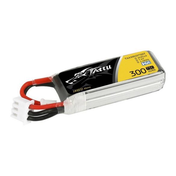 Baterie Tattu 300mAh 7.6V 75C 2S HV