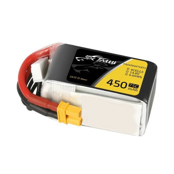 Baterie Tattu 450mAh 14.8V 75C 4S1P