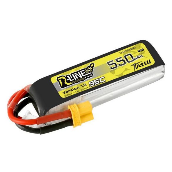 Tattu R-Line 550mAh 7,4V 95C 2S1P XT30 akkumulátor