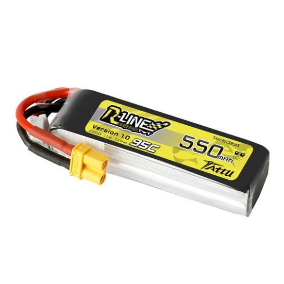 Tattu R-Line 550mAh 7,4V 95C 2S1P XT30 akkumulátor