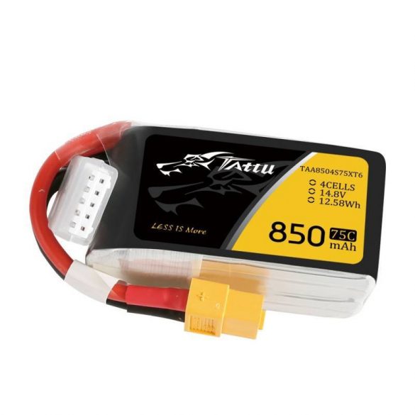 Baterie Tattu 850mAh 14.8V 75C 4S1P XT60