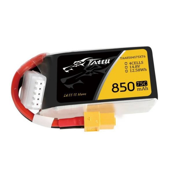 Baterie Tattu 850mAh 14.8V 75C 4S1P XT60