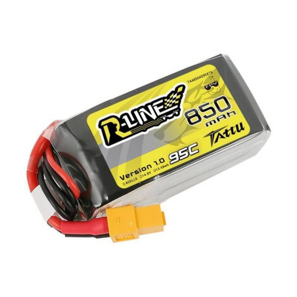 Baterie Tattu R-Line 850mAh 14.8V 95C 4S1P