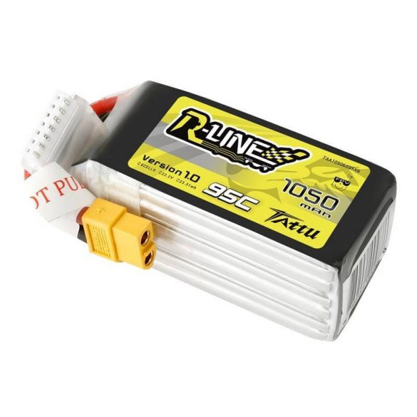 Baterie Tattu R-Line 1050mAh 22.2V 95C 6S1P XT60