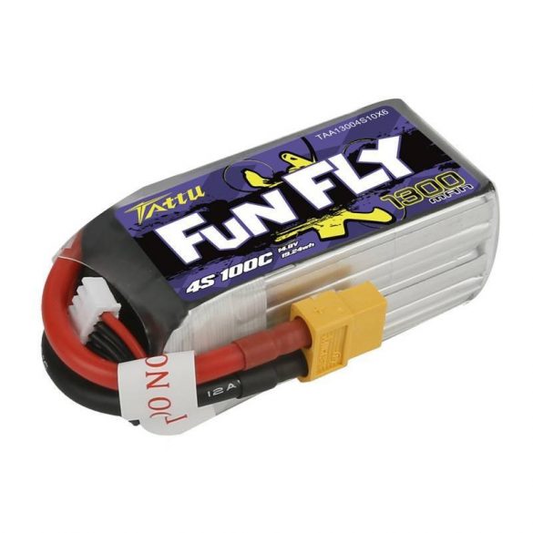 Baterie Tattu Funfly 1300mAh 14.8V 100C 4S1P