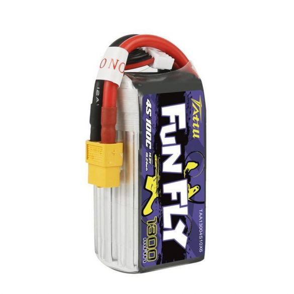 Baterie Tattu Funfly 1300mAh 14.8V 100C 4S1P