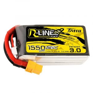 Baterie Tattu R-Line Versiunea 3.0 1550mAh 14.8V 120C 4S1P XT60