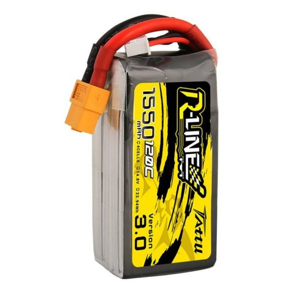 Baterie Tattu R-Line Versiunea 3.0 1550mAh 14.8V 120C 4S1P XT60