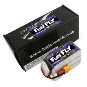 Baterie Tattu Funfly 1550mAh 22.2V 100C 6S1P XT60