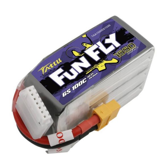 Baterie Tattu Funfly 1550mAh 22.2V 100C 6S1P XT60