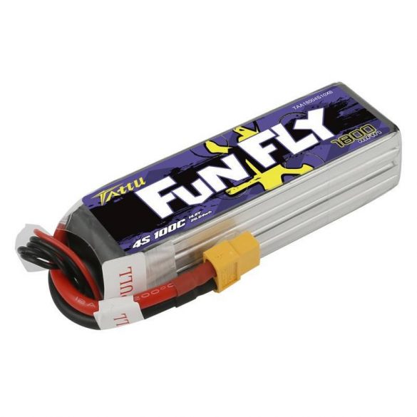 Baterie Tattu Funfly 1800mAh 14.8V 100C 4S1P XT60