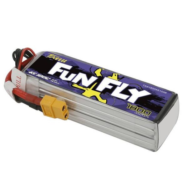 Baterie Tattu Funfly 1800mAh 14.8V 100C 4S1P XT60