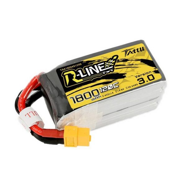 Baterie Tattu R-Line versiunea 3.0 1800mAh 14.8V 120C 4S1P XT60